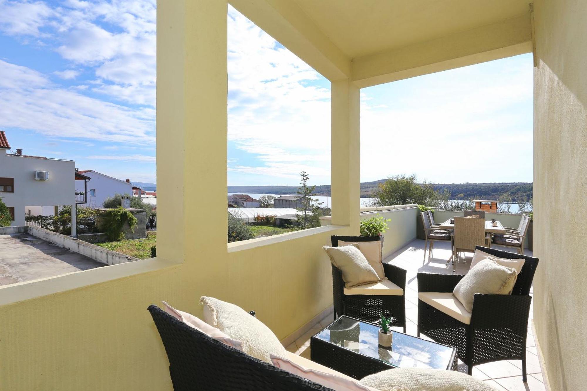 Seaview Apartment Aida Posedarje Εξωτερικό φωτογραφία